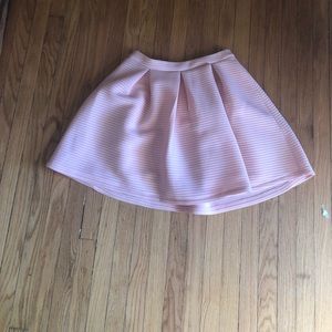 Pleated Pink Skirt